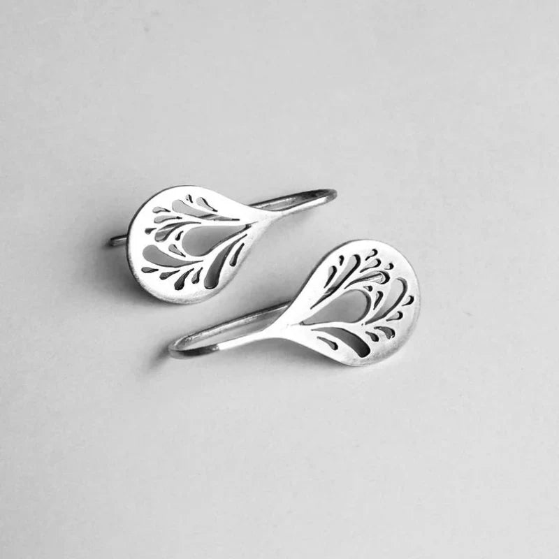 Antique Hollow Drop Earrings