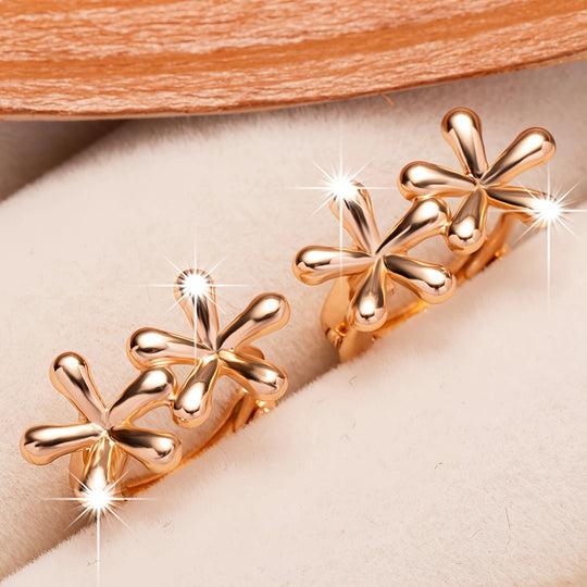 Stylish Five-leaf Clover Earrings