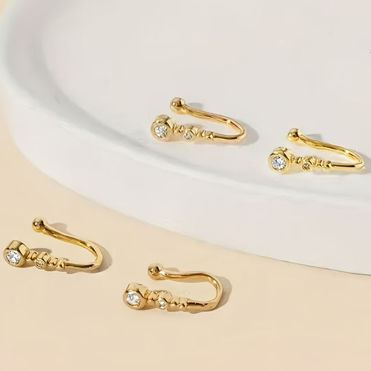 U-Shaped No-Piercing Nose Ring
