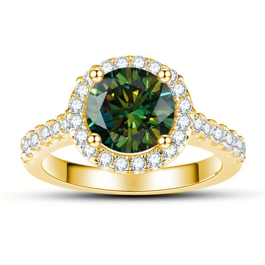 Moissanite Classic Halo Ring