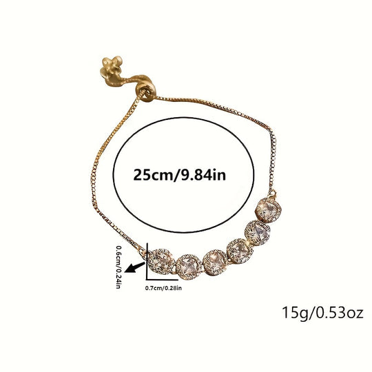 Square Zirconia Bracelet