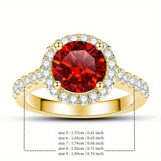 Luxury Moissanite Engagement Ring