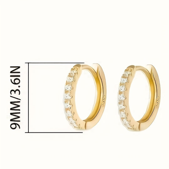 Simple Style Hoop Earrings