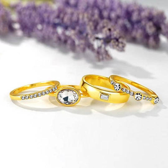 4-Piece Luxury Ring Set