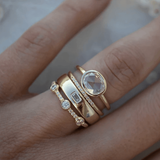 4-Piece Luxury Ring Set