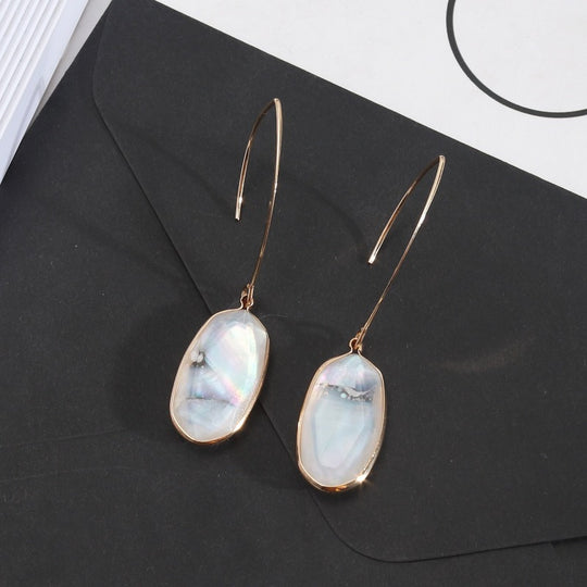 Abalone Shell Drop Earrings