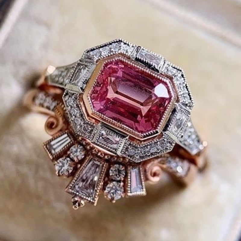 Stylish Luxury Zirconia Decorative Ring