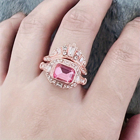 Stylish Luxury Zirconia Decorative Ring