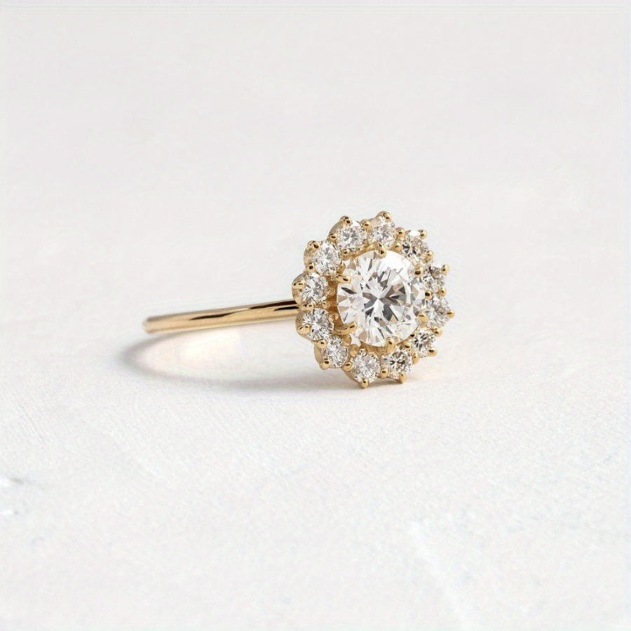 Stylish And Timeless Zirconia Ring