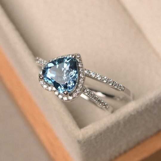 Stylish Classic Heart Ring Set