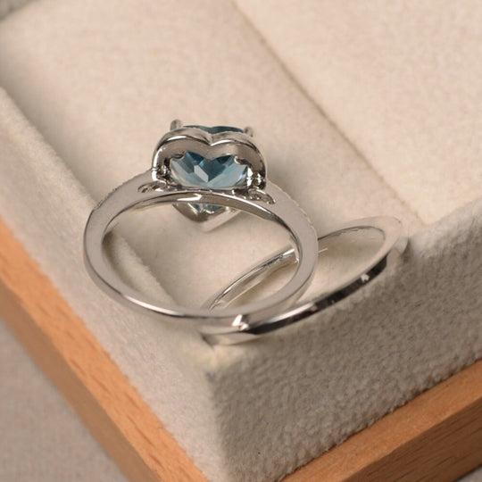 Stylish Classic Heart Ring Set