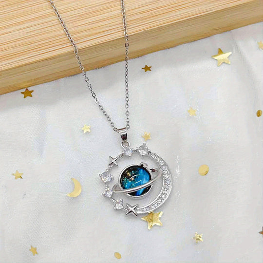 Planet Pendant Necklace