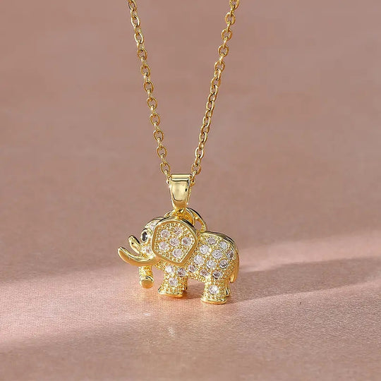 Elephant Pendant Necklace