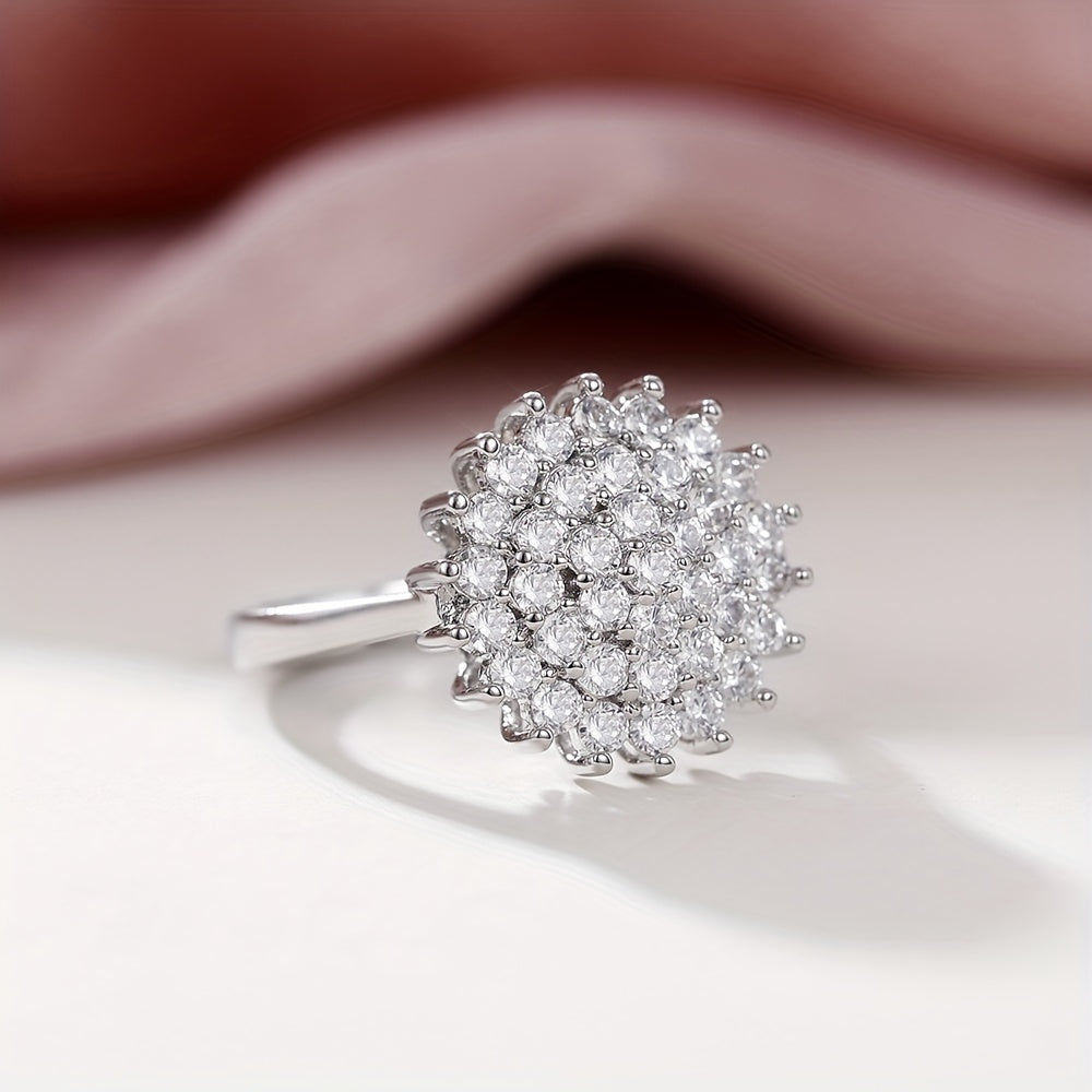 Elegant Lotus-Shaped Ring