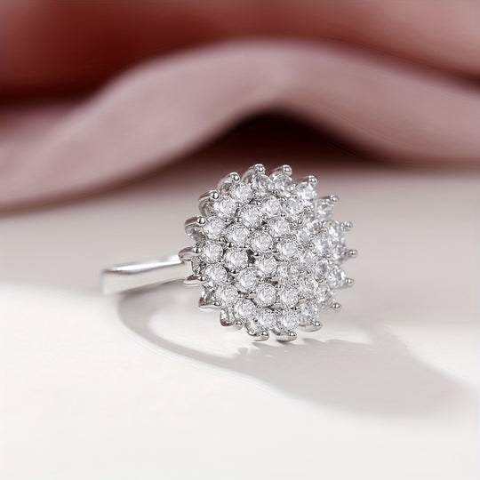 Elegant Lotus-Shaped Ring