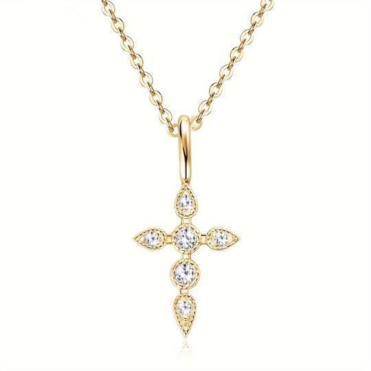 Elegant Cross Pendant Necklace