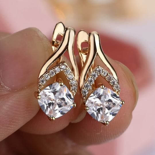 Elegant Golden Drop Earrings