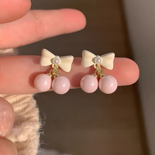 Design Artificial Pearl Drop Earrings