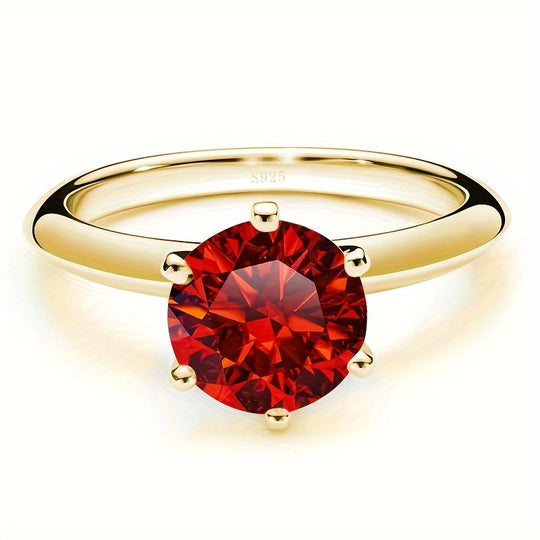 Elegant Moissanite Engagement Ring