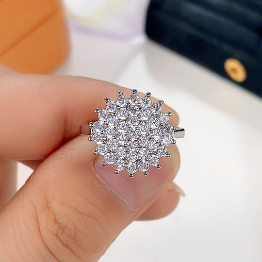 Elegant Lotus-Shaped Ring