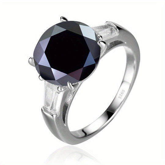 Multi-Color Moissanite Ring