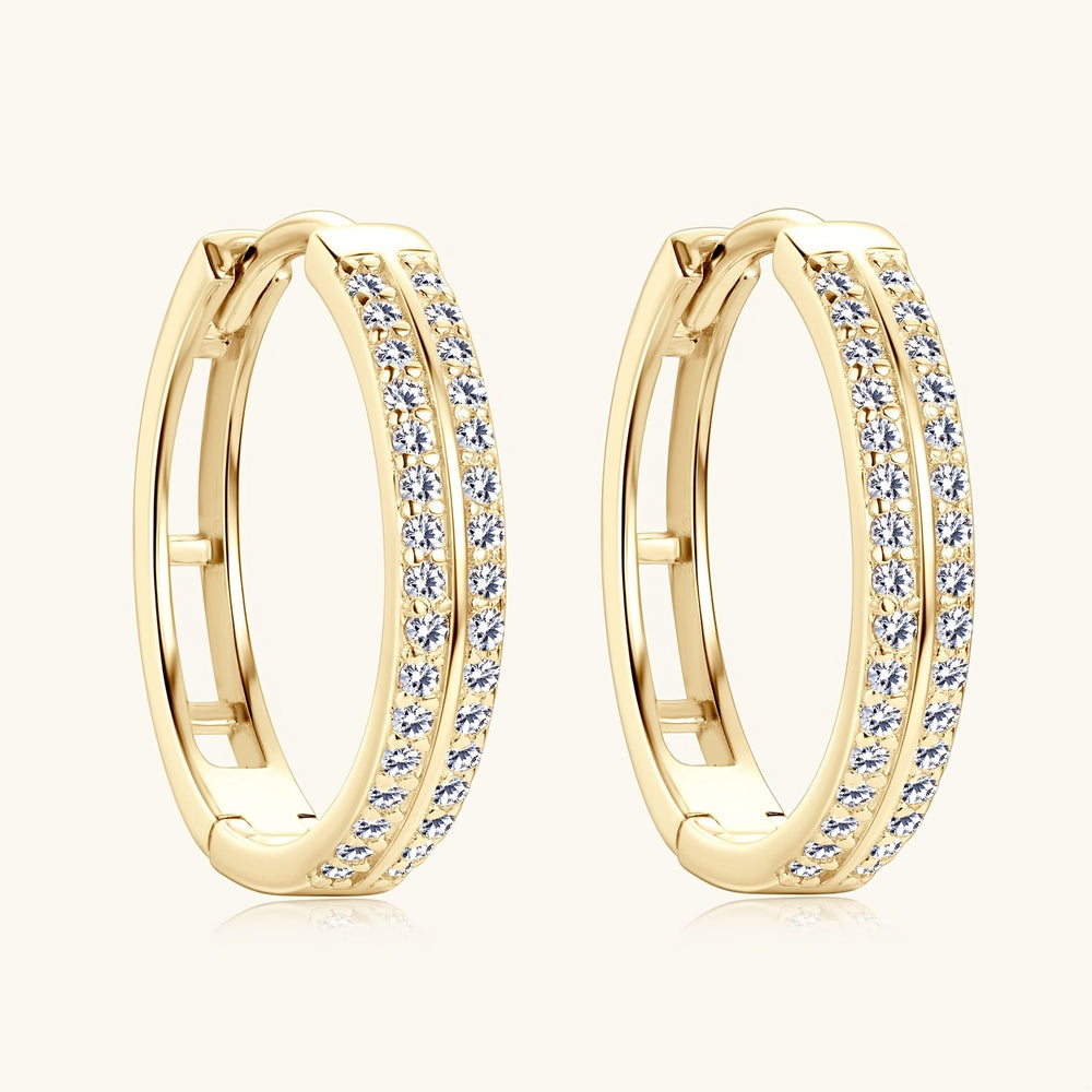 Elegant Silver Hoop Earrings