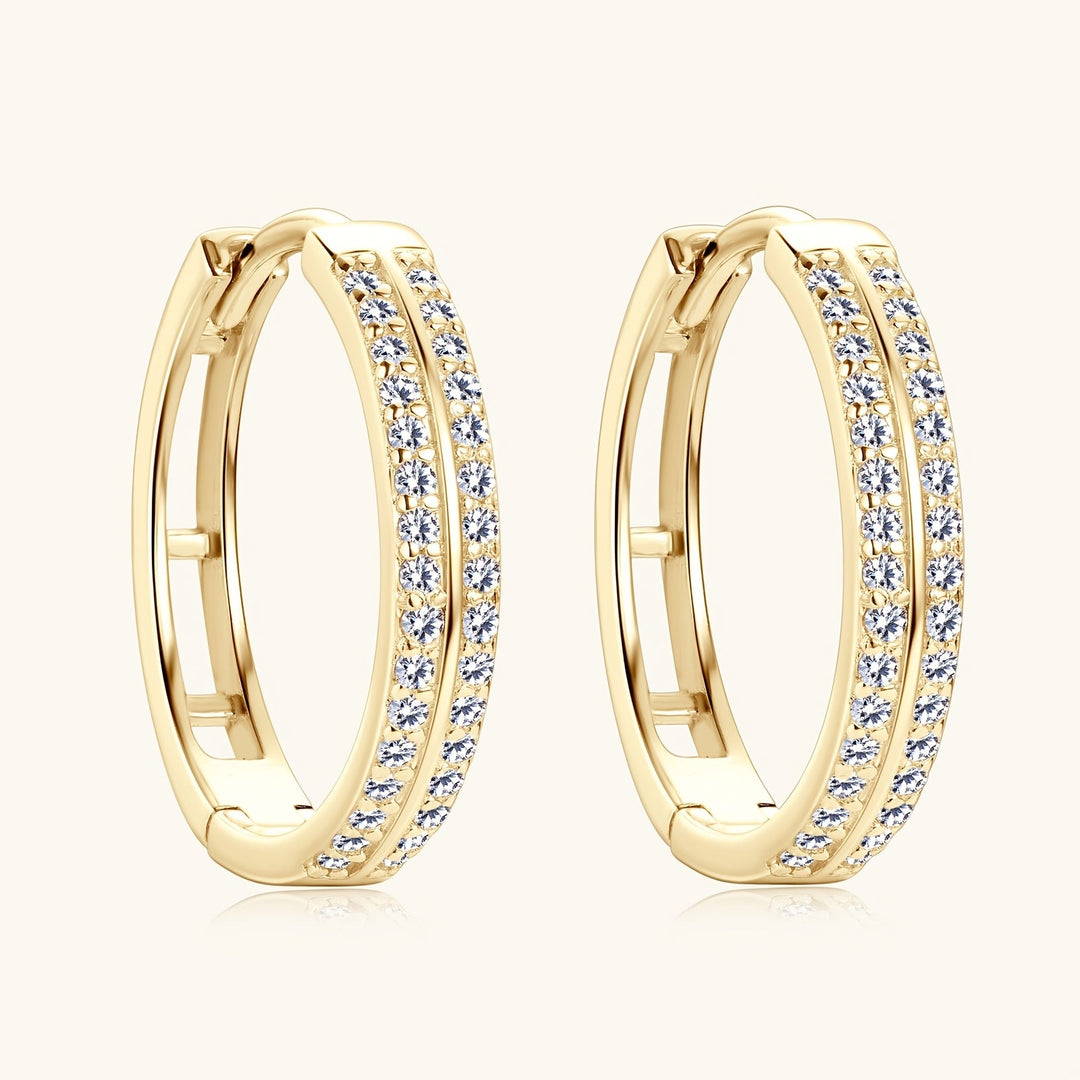 Elegant Silver Hoop Earrings