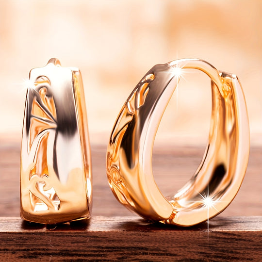 Hollow Hoop Earrings