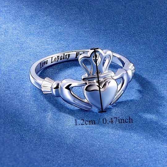 Elegant Commitment Words Women’s Ring