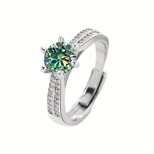 Moissanite Engagement Ring