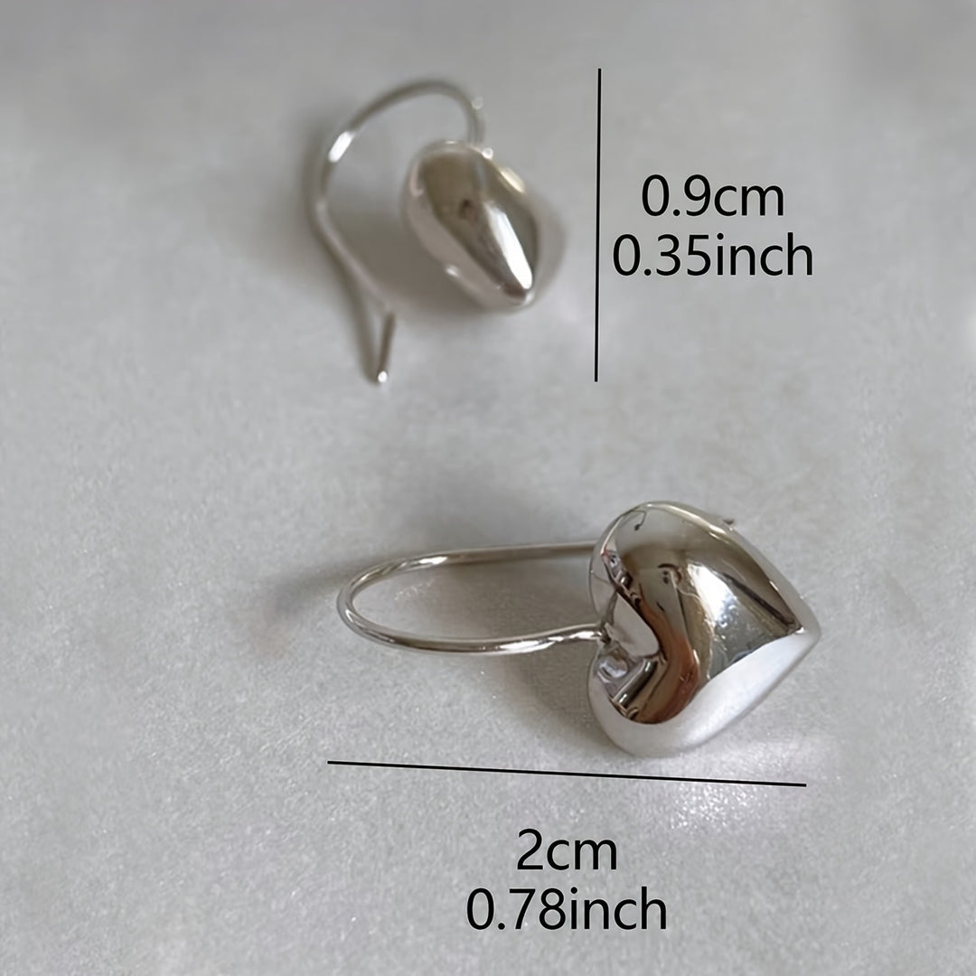 Minimalist & Stylish Heart Earrings