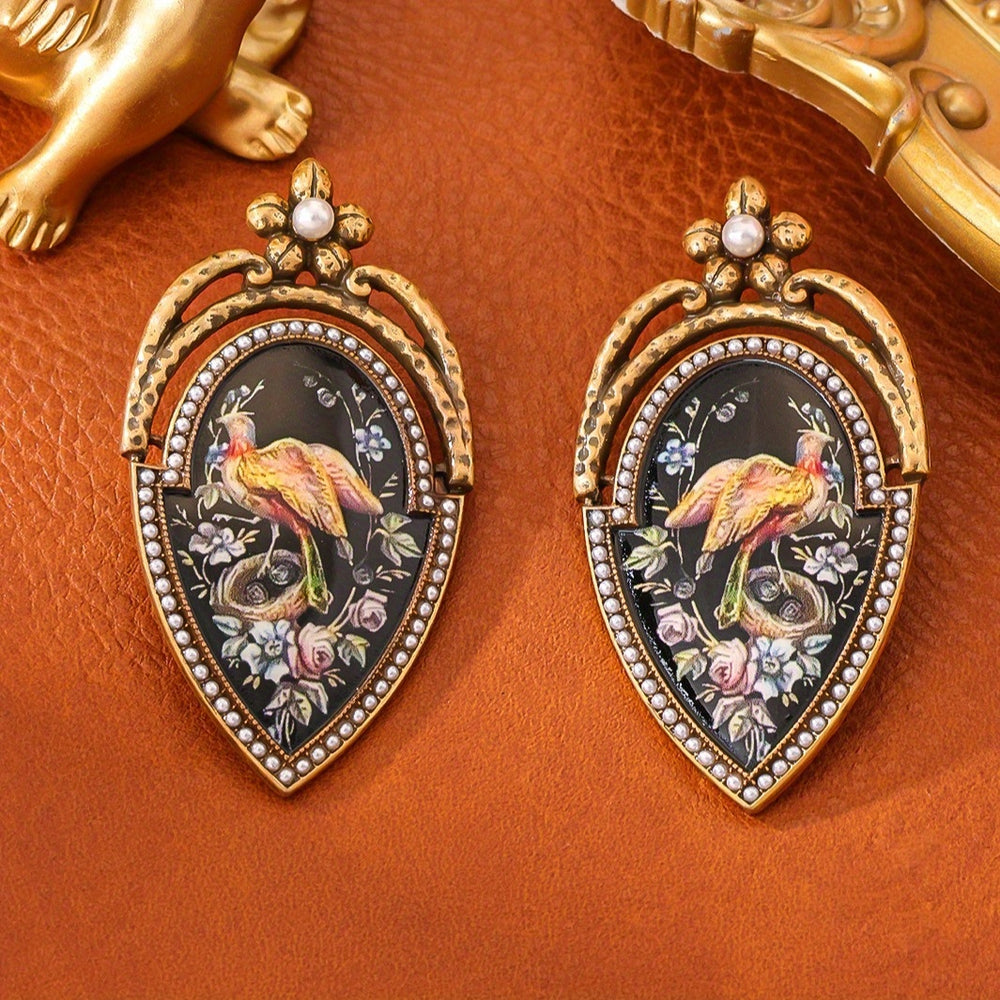Vintage 18K Gold Plated Earrings