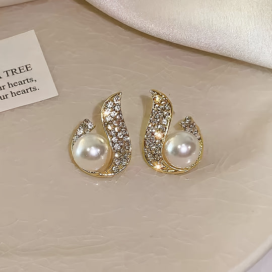Fashionable French Style Stud Earrings