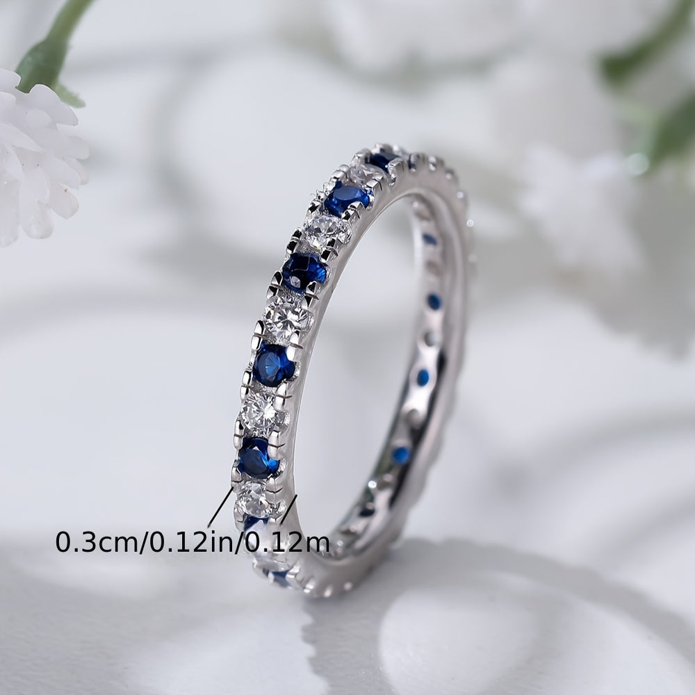 Shiny Elegant Silver Band Ring