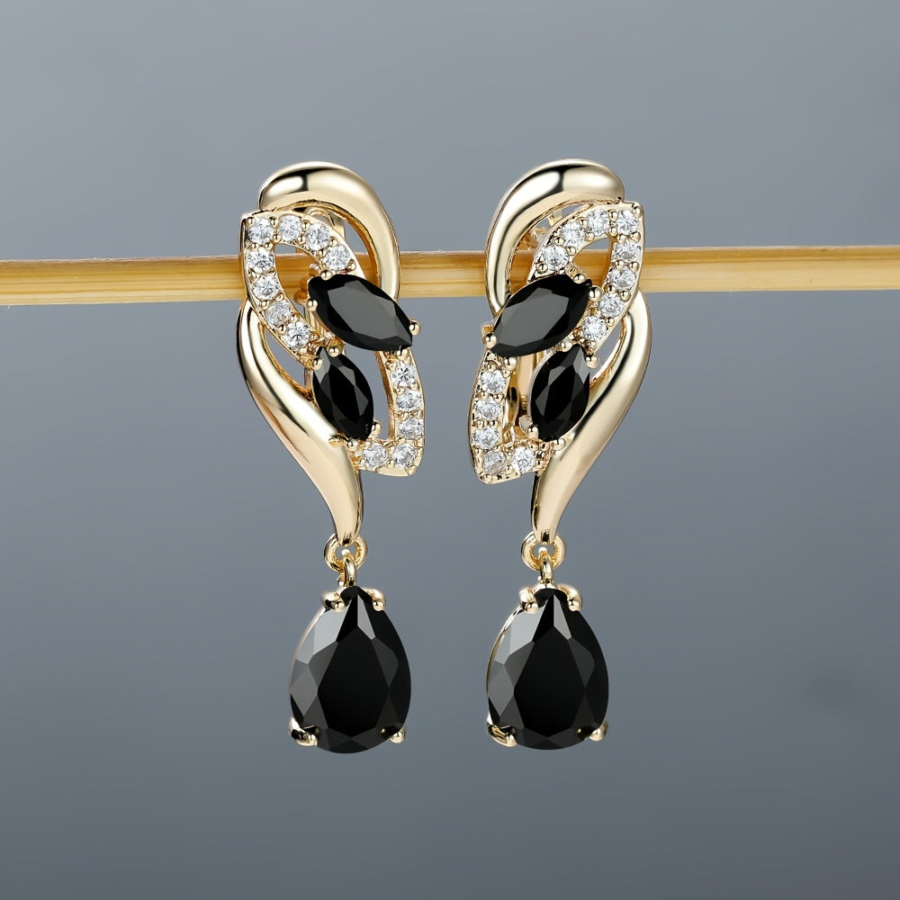 Vibrant Flower Dangle Earrings