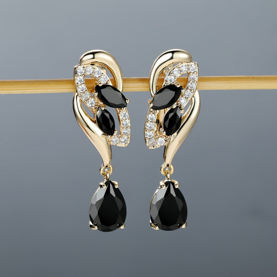Vibrant Flower Dangle Earrings