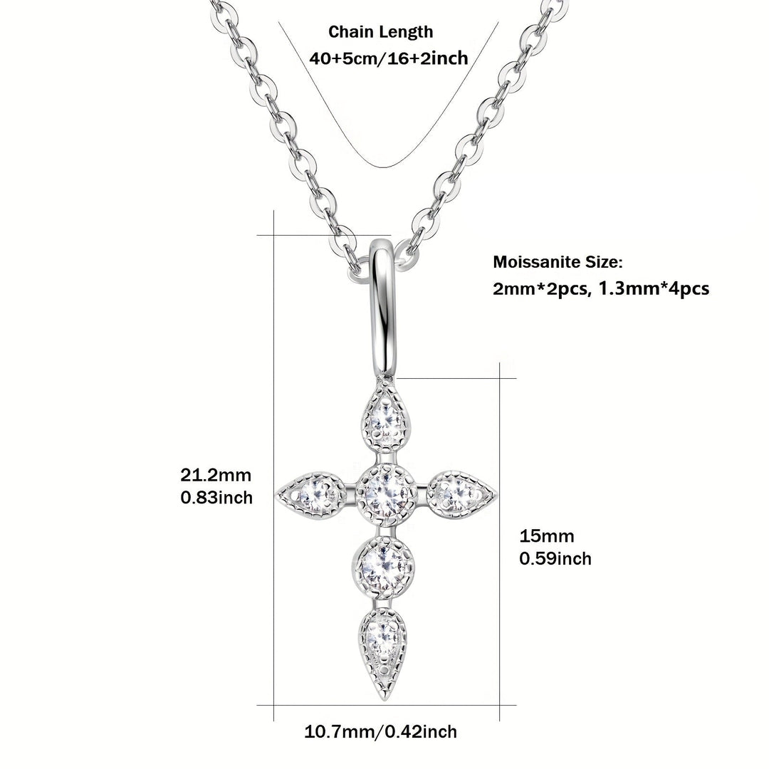 Elegant Cross Pendant Necklace