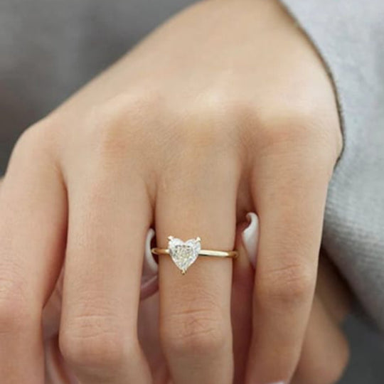 Minimalist Heart Ring