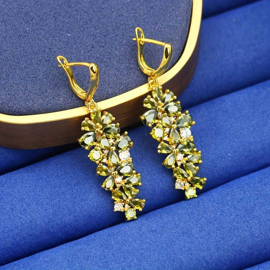 Stylish Retro Zirconia Jewelry Set