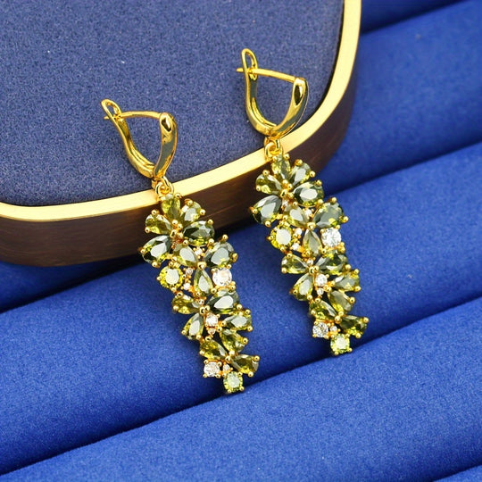 Stylish Retro Zirconia Jewelry Set