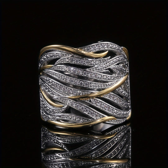 Timeless Retro Multi-Layer Wrap Ring