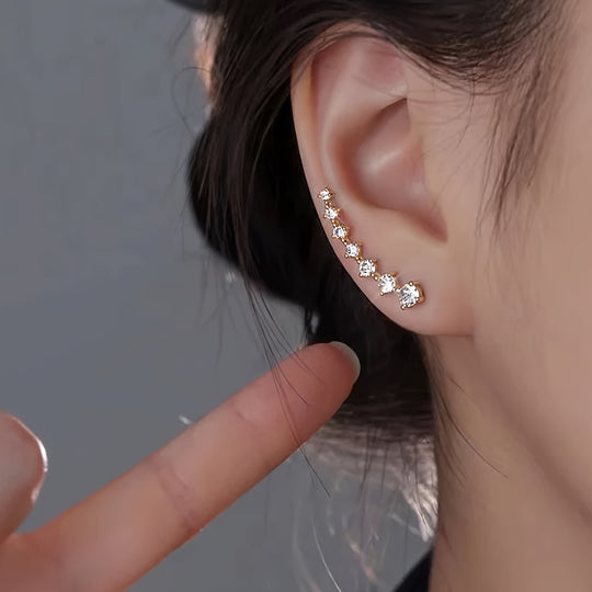 Elegant Rhinestone Earrings