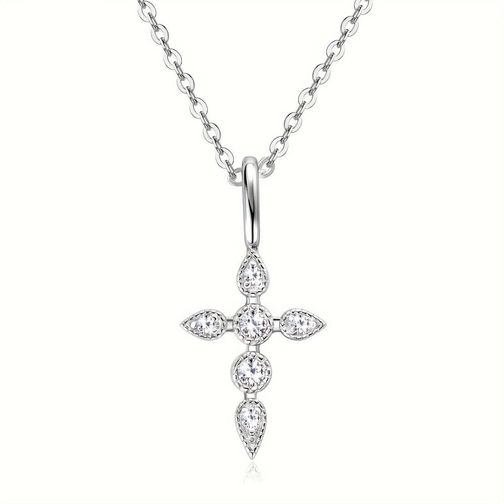 Elegant Cross Pendant Necklace
