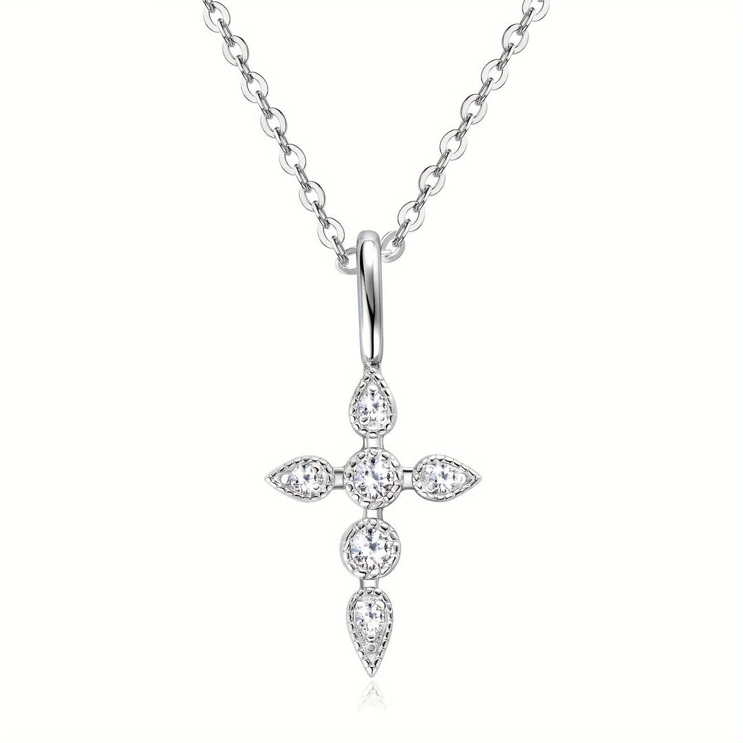 Elegant Cross Pendant Necklace