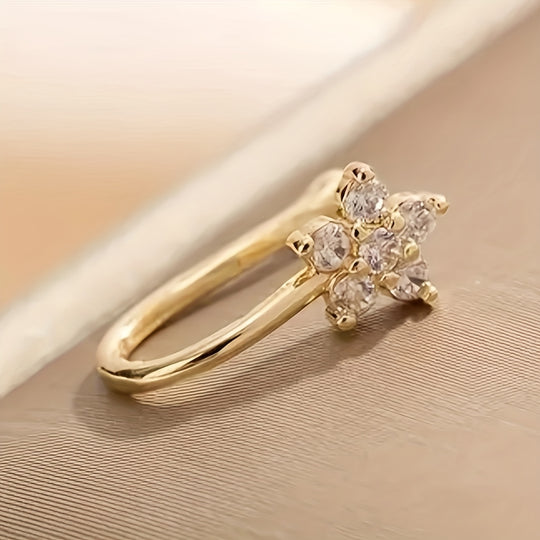 Elegant Floral Nose Ring