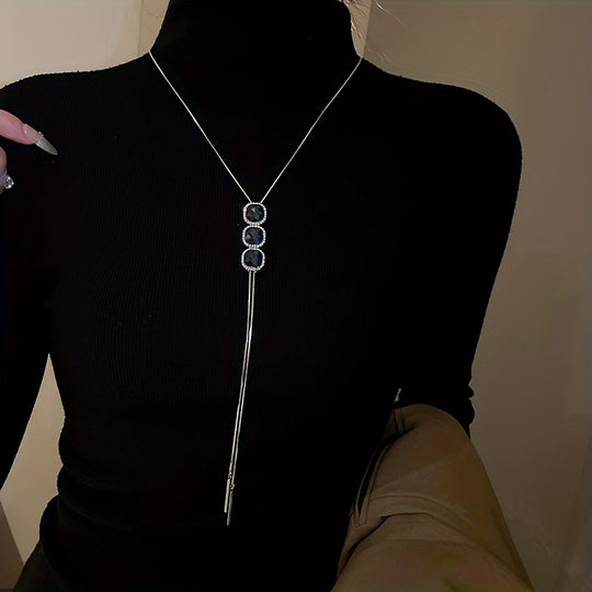 Rectangular Pendant Necklace