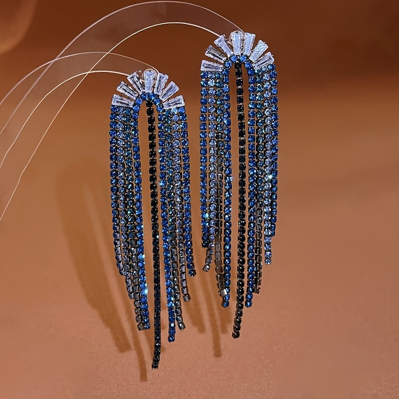 Luxurious & Elegant U-shaped Tassel Earrings