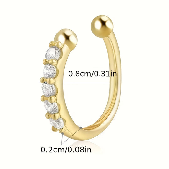 Fashionable Non-perforated Nose Ring
