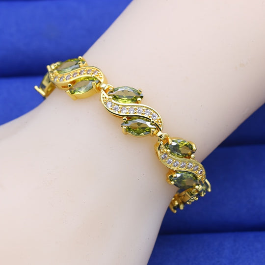 Stylish Retro Zirconia Jewelry Set