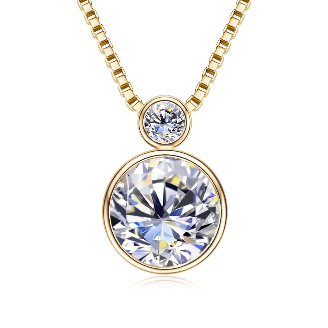 Elegant Moissanite Pendant Necklace